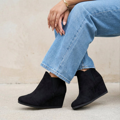Cushionaire Zoey Wedge Bootie