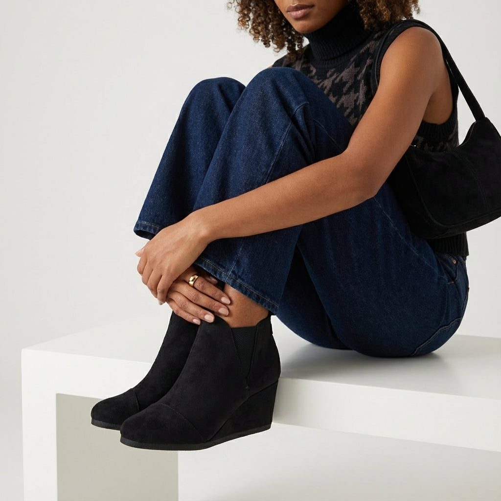 Cushionaire Zoey Wedge Bootie