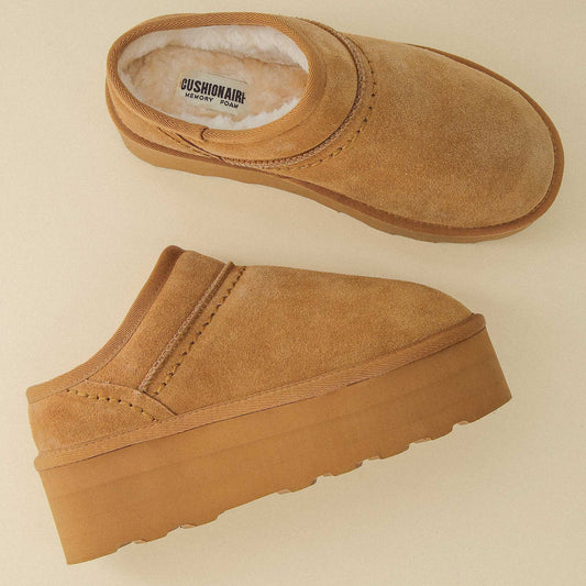 Cushionaire Huggy Cozy Platform Mule