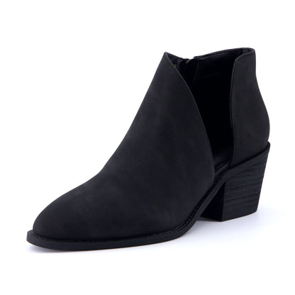 Cushionaire Edith Cut Out Ankle Bootie
