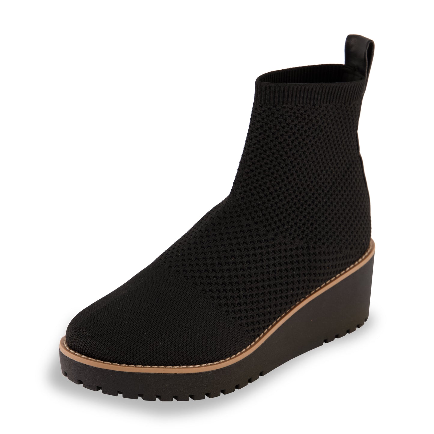 Cushionaire Iggy Knit Wedge Bootie