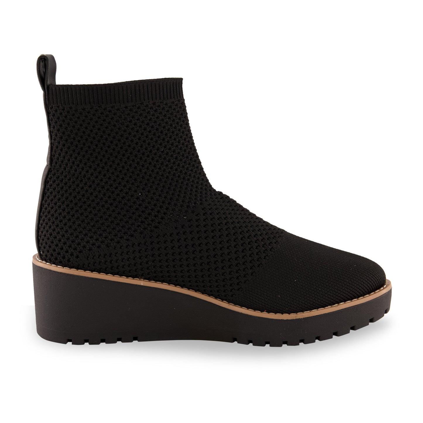 Cushionaire Iggy Knit Wedge Bootie