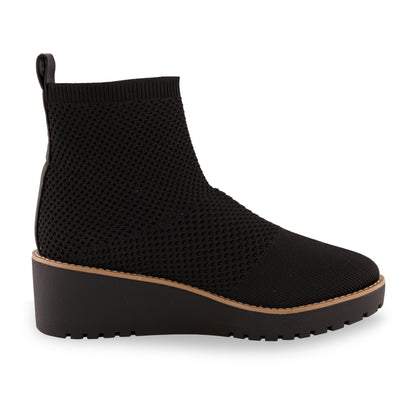 Cushionaire Iggy Knit Wedge Bootie