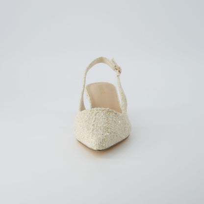 Cushionaire Buzz Tweed Kitten Heel