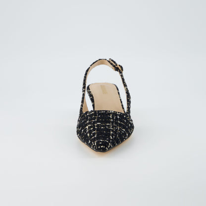 Cushionaire Buzz Tweed Kitten Heel