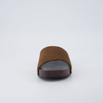 Cushionaire Timmi Genuine Suede Slides