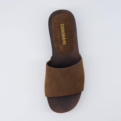 Cushionaire Timmi Genuine Suede Slides