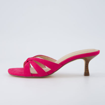 Fuchsia Microsuede,6,Medium
