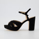 Black Vegan Suede