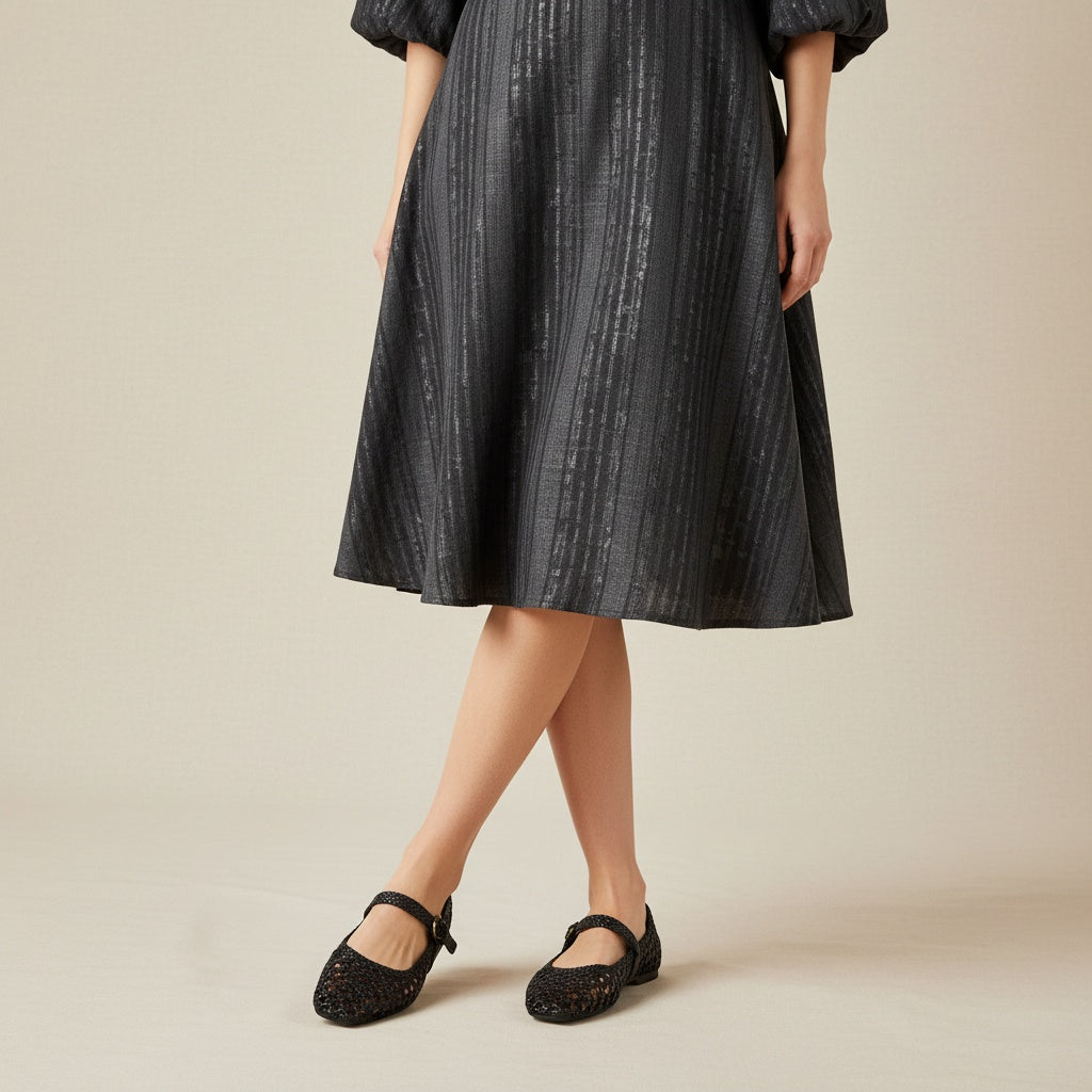 Cushionaire Weston Woven Mary Jane