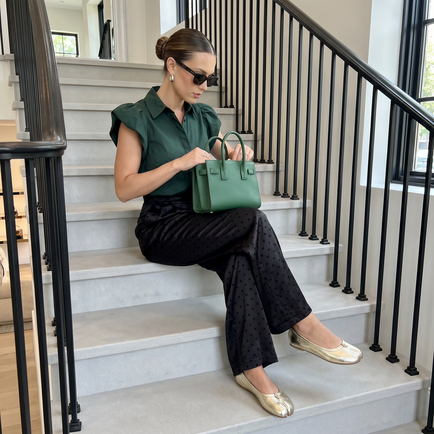 Cushionaire Maki Split-toe Flats