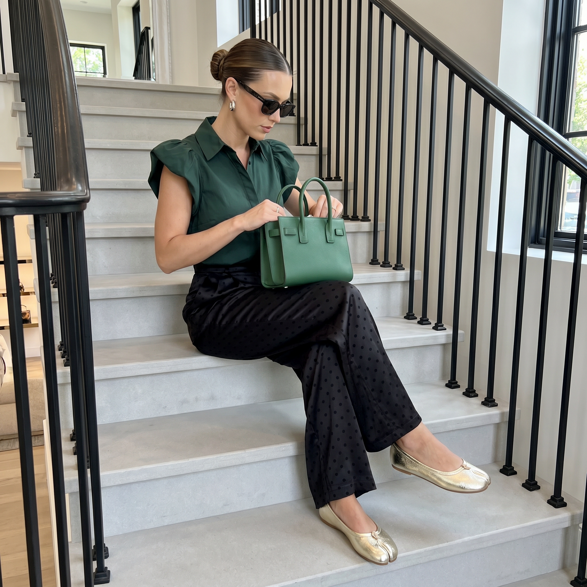 Cushionaire Maki Split-toe Flats