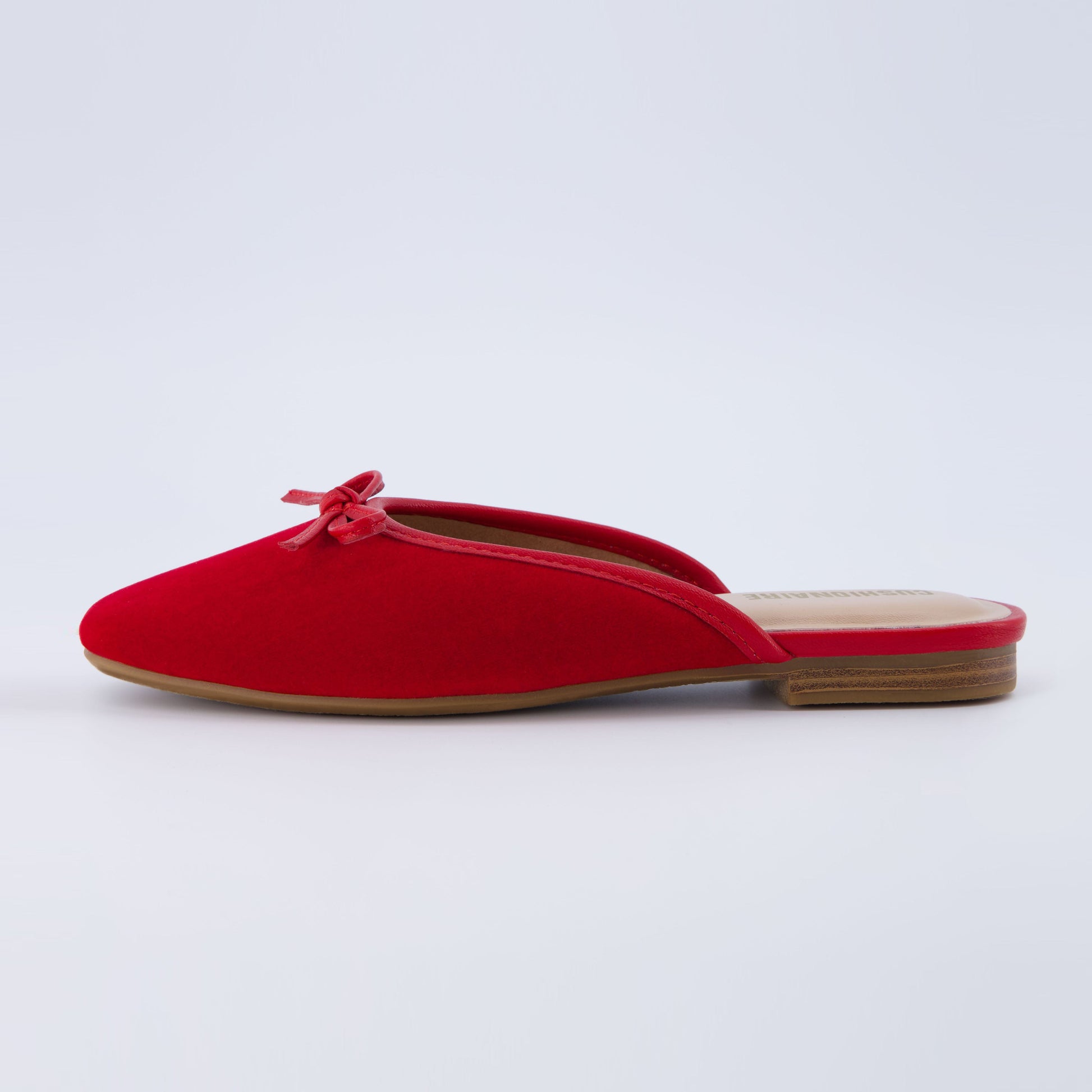 Cushionaire Jade Velvet Ballet Mule