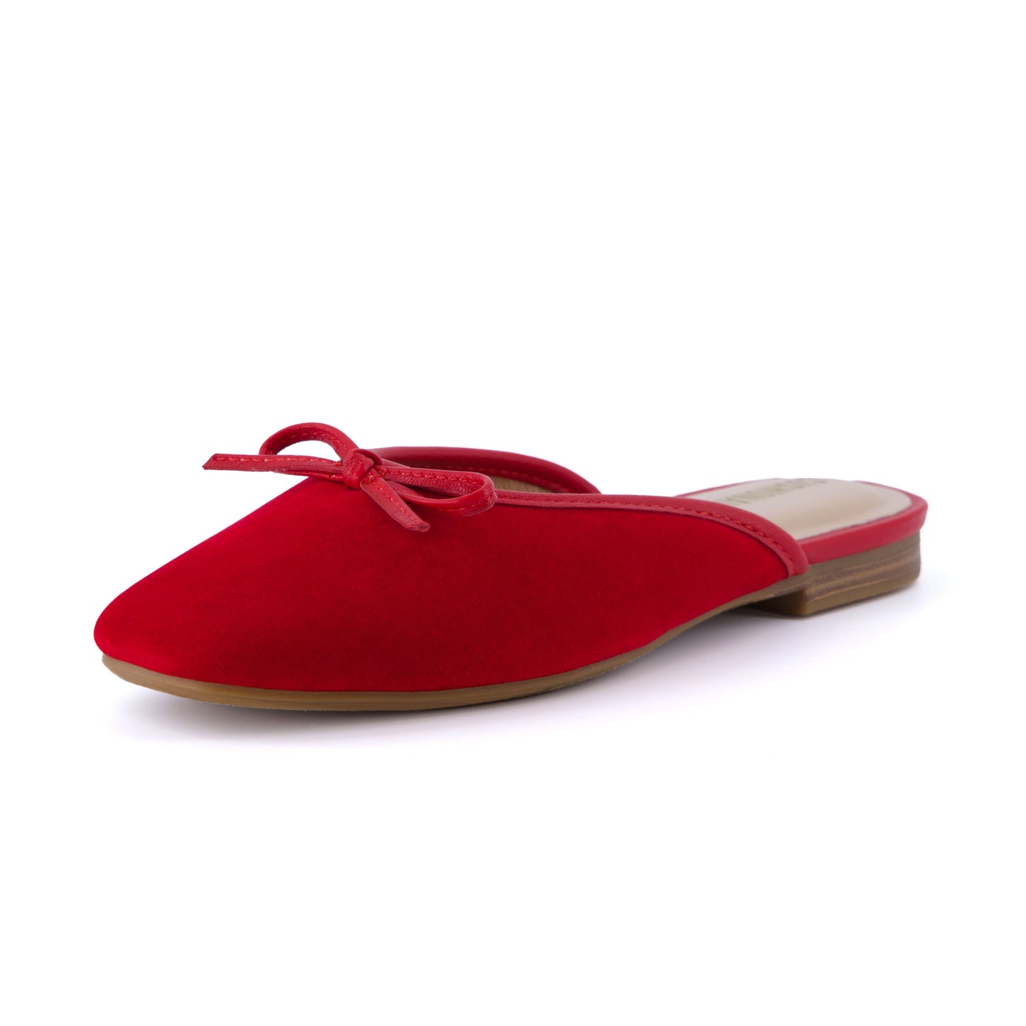 Cushionaire Jade Velvet Ballet Mule