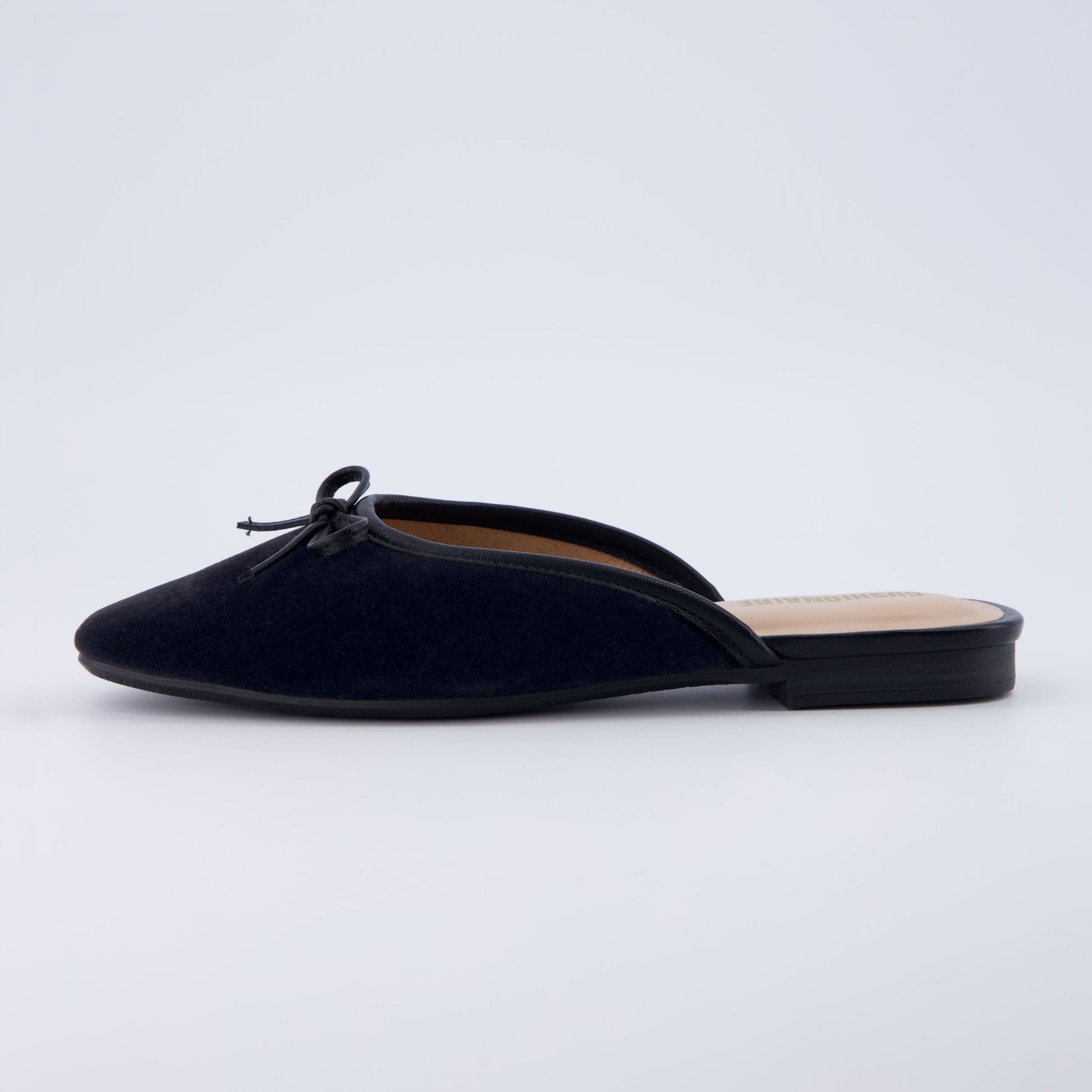 Cushionaire Jade Velvet Ballet Mule