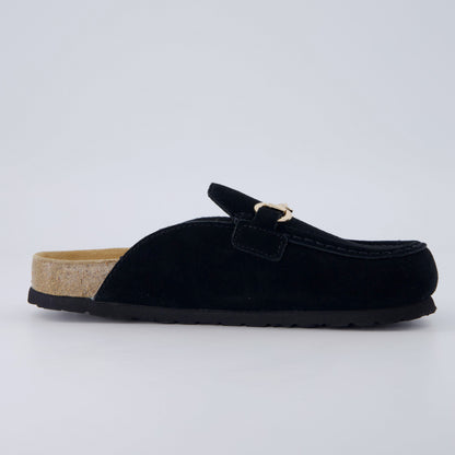 Cushionaire Cliff Suede Clog Mules