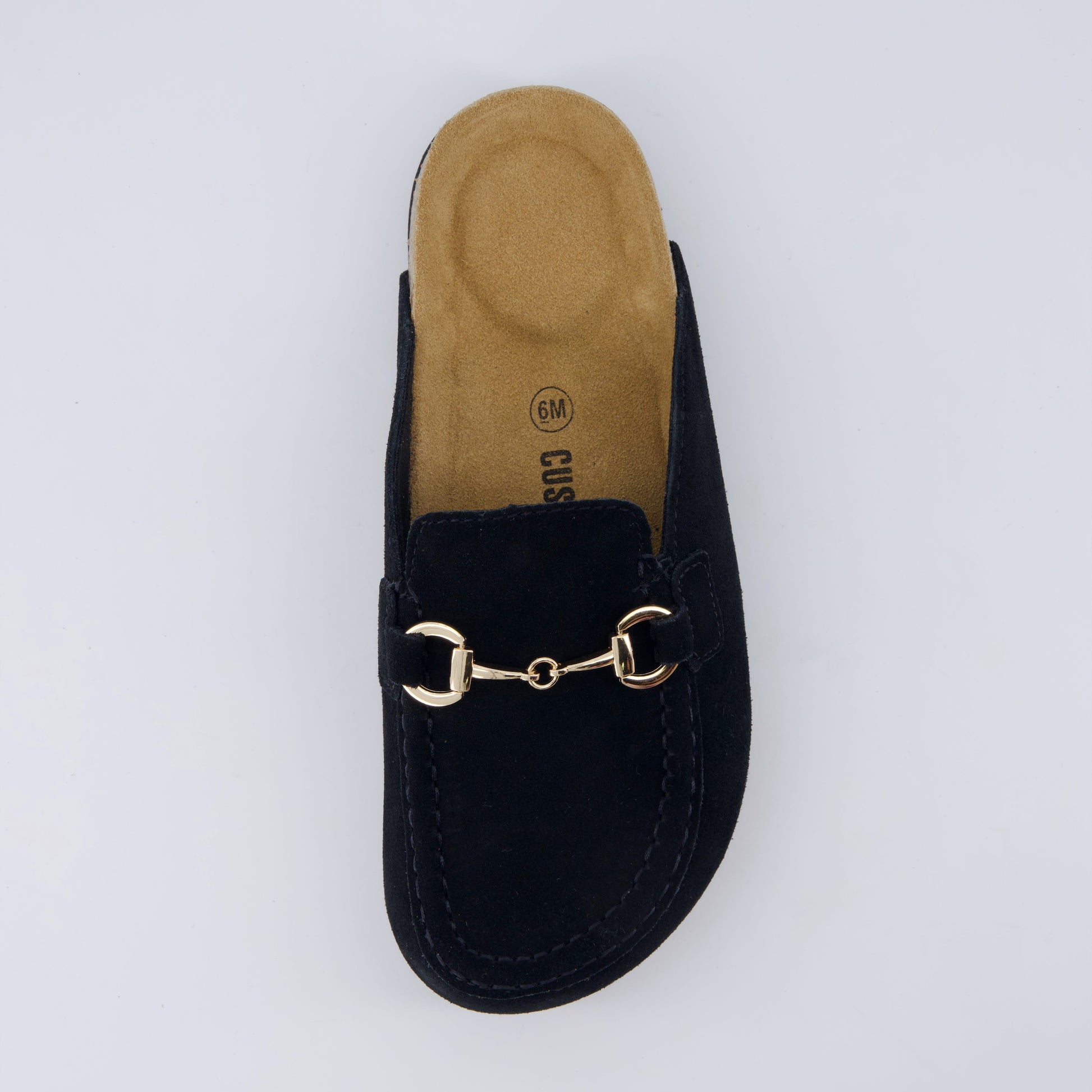 Cushionaire Cliff Suede Clog Mules