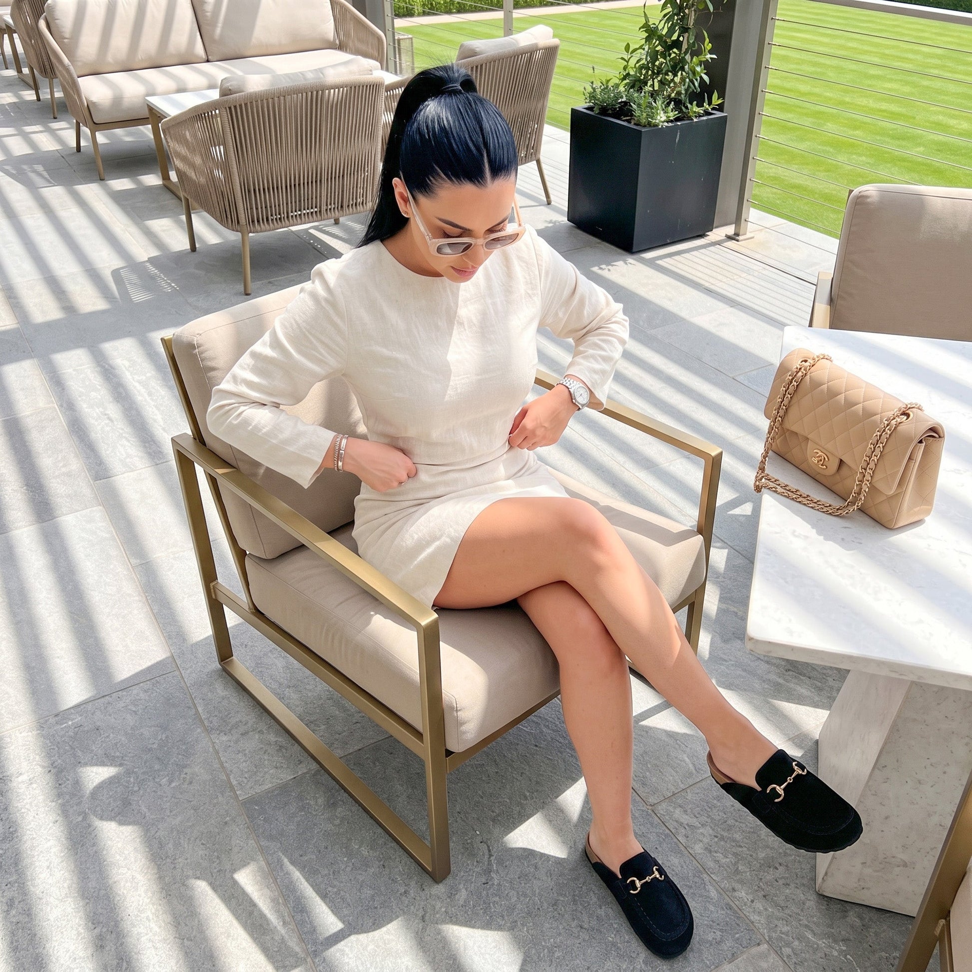 Cushionaire Cliff Suede Clog Mules