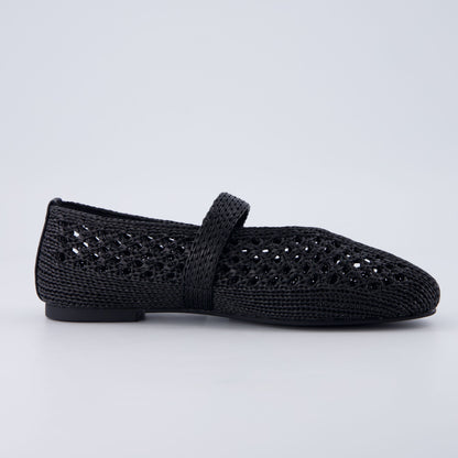 Cushionaire Monet Woven Mary Jane Flats