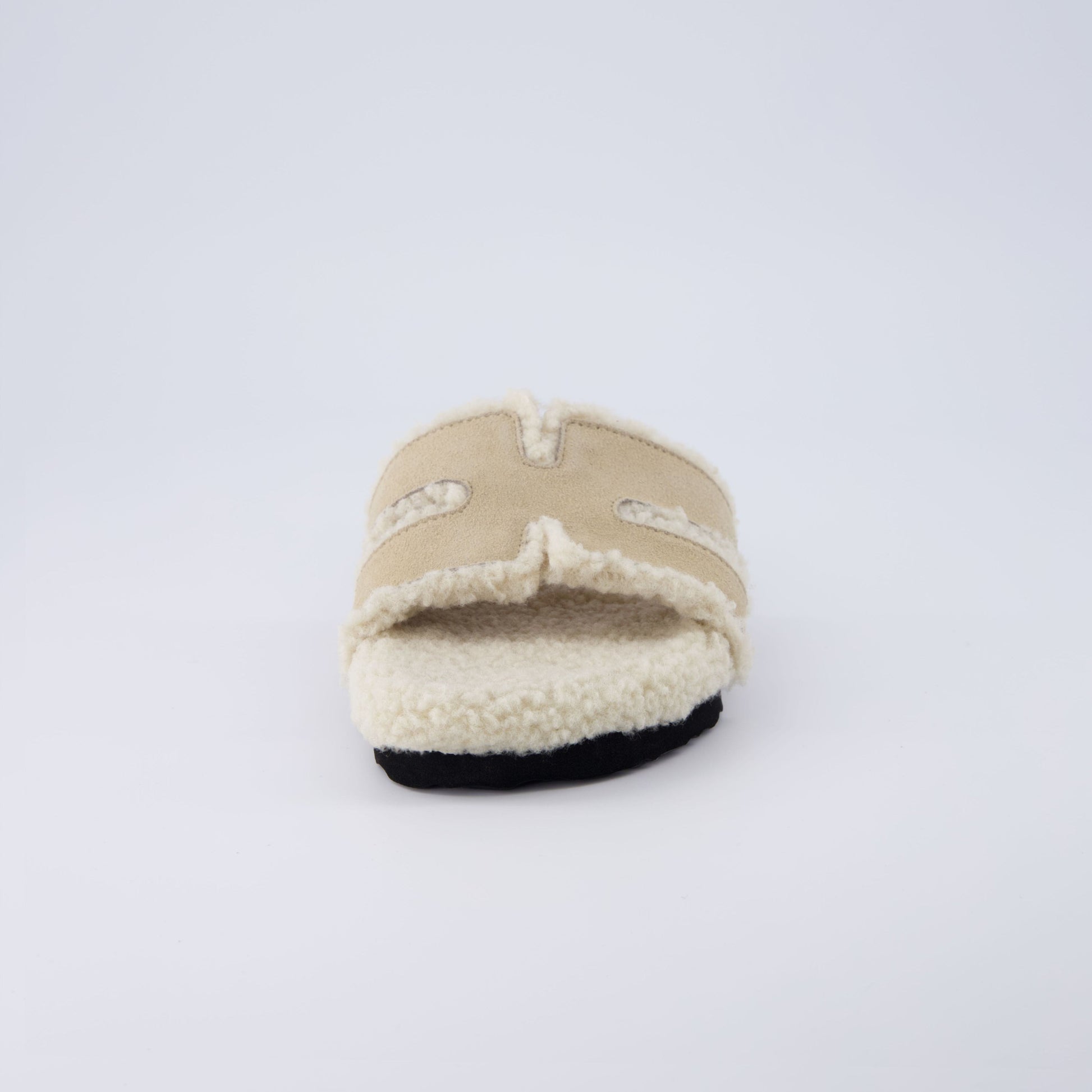 Cushionaire Cuddle Shearling Footbed Sandal