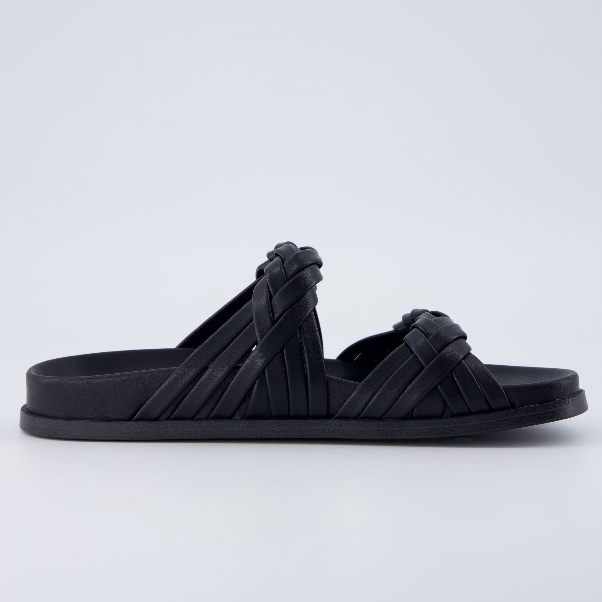 Cushionaire Lens Braided Strap Sandals