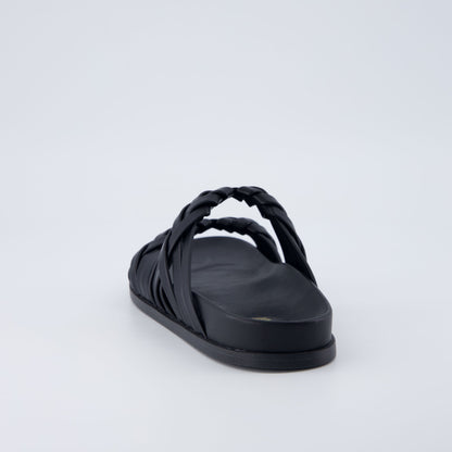 Cushionaire Lens Braided Strap Sandals