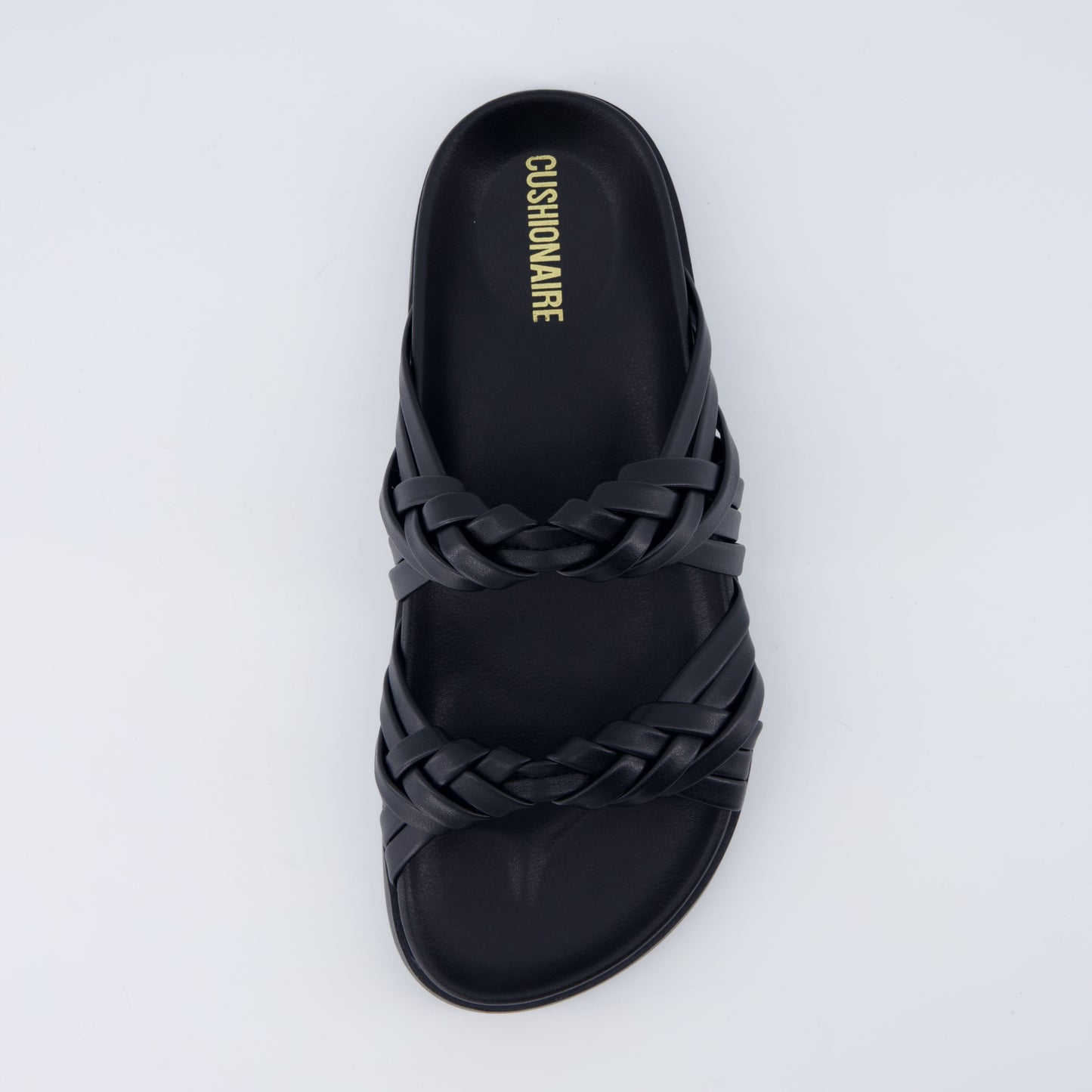 Cushionaire Lens Braided Strap Sandals