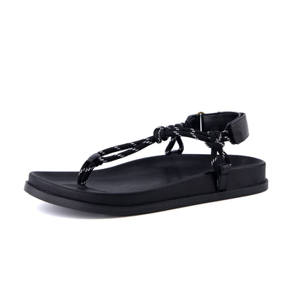 Cushionaire Era Rope Thong Strappy Sandals