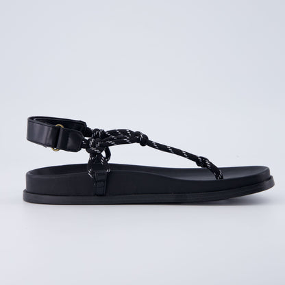 Cushionaire Era Rope Thong Strappy Sandals