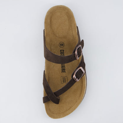 Cushionaire Lucky Cork Footbed Sandals