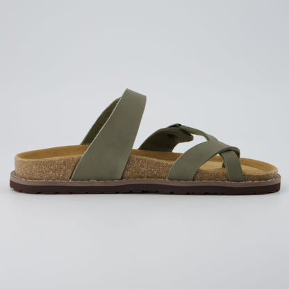 Cushionaire Pluto Cork Sandals