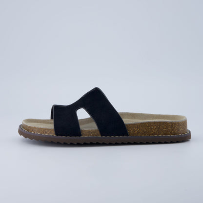 Cushionaire Wisdom Cork Sandals