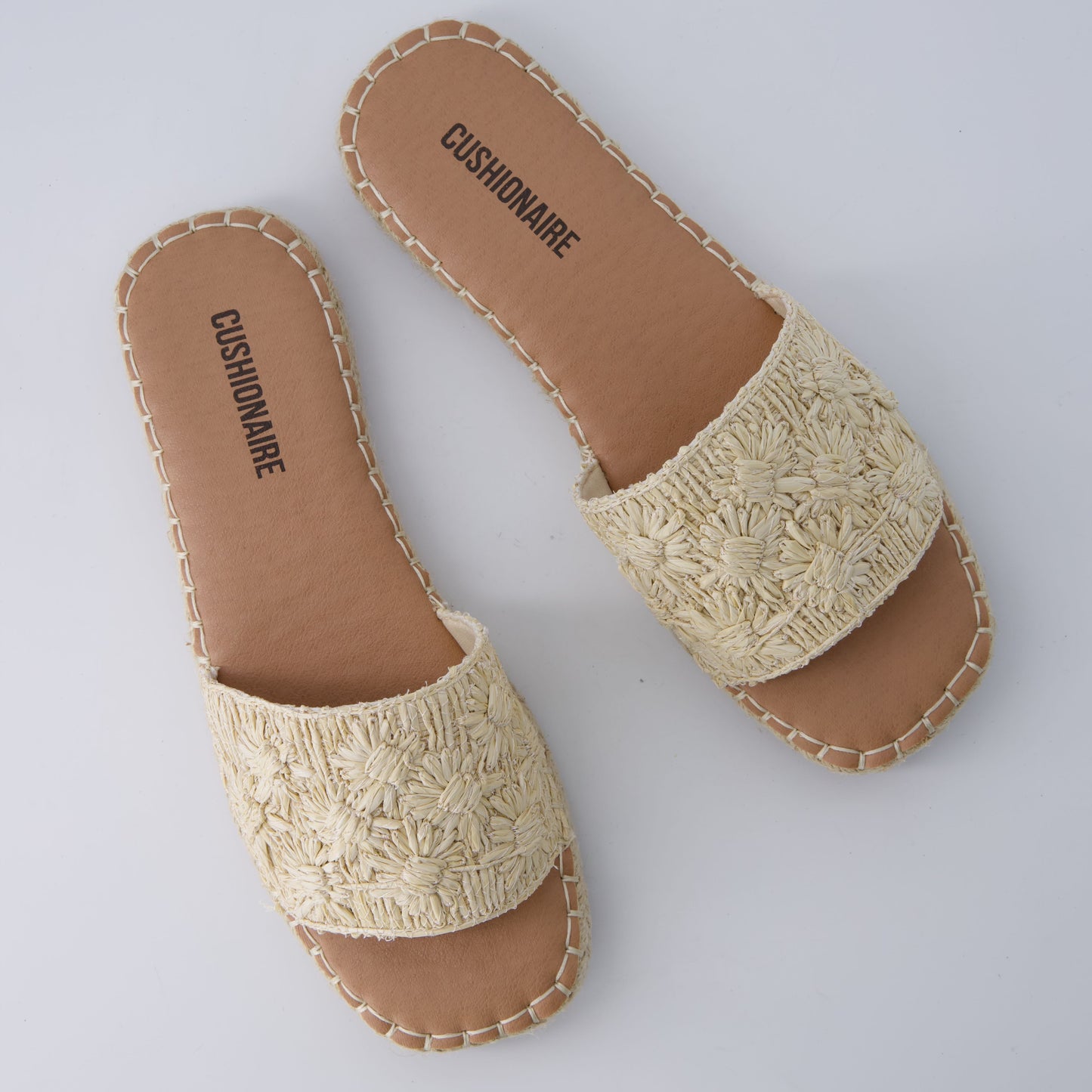 Cushionaire Bolero Woven Slide Sandals
