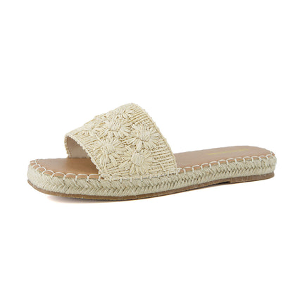 Cushionaire Bolero Woven Slide Sandals