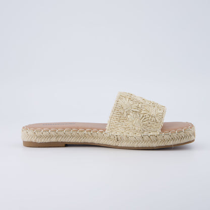 Cushionaire Bolero Woven Slide Sandals