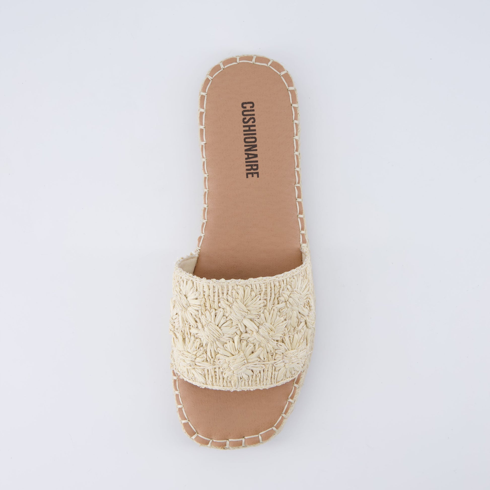Cushionaire Bolero Woven Slide Sandals