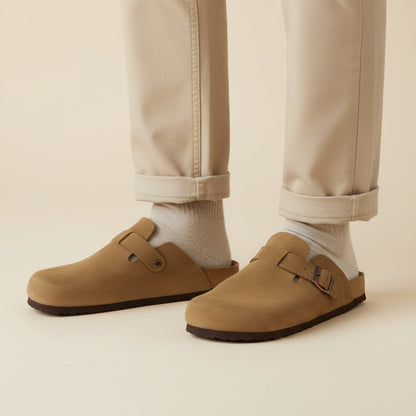 Cushionaire Haze Men's Leather Clog
