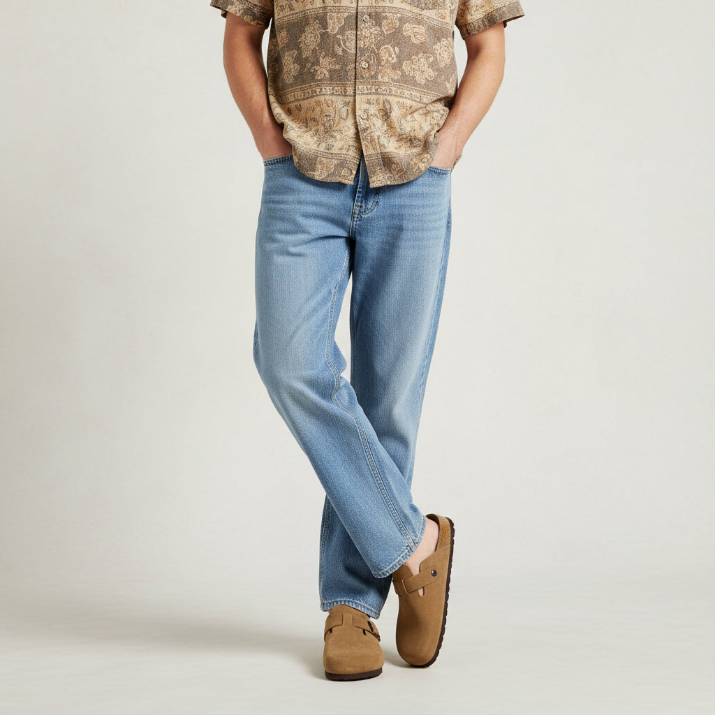 Cushionaire Haze Men's Leather Clog