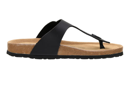Cushionaire Leah Men's Cork Footbed Sandal