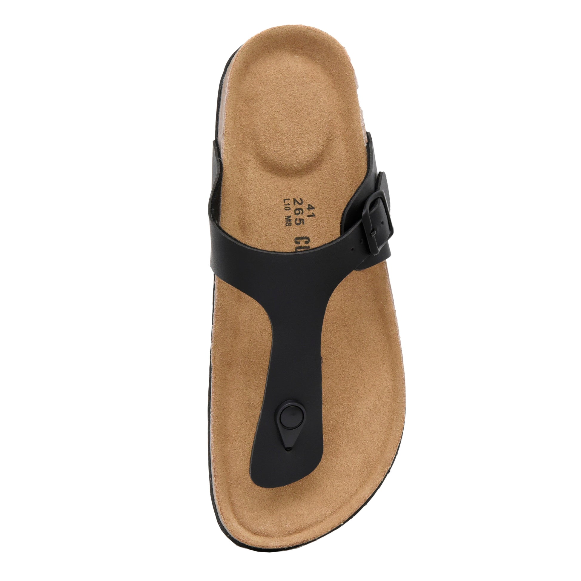 Cushionaire Leah Men's Cork Footbed Sandal
