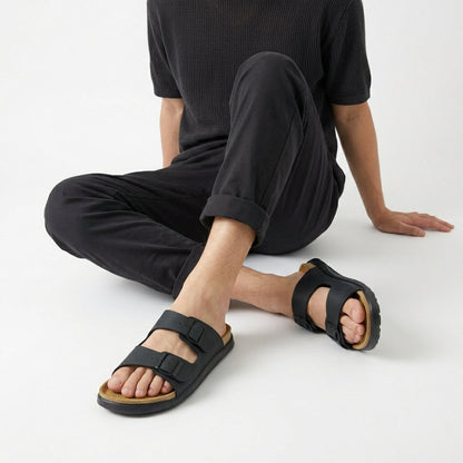 Cushionaire Mars Double Buckle Sandals