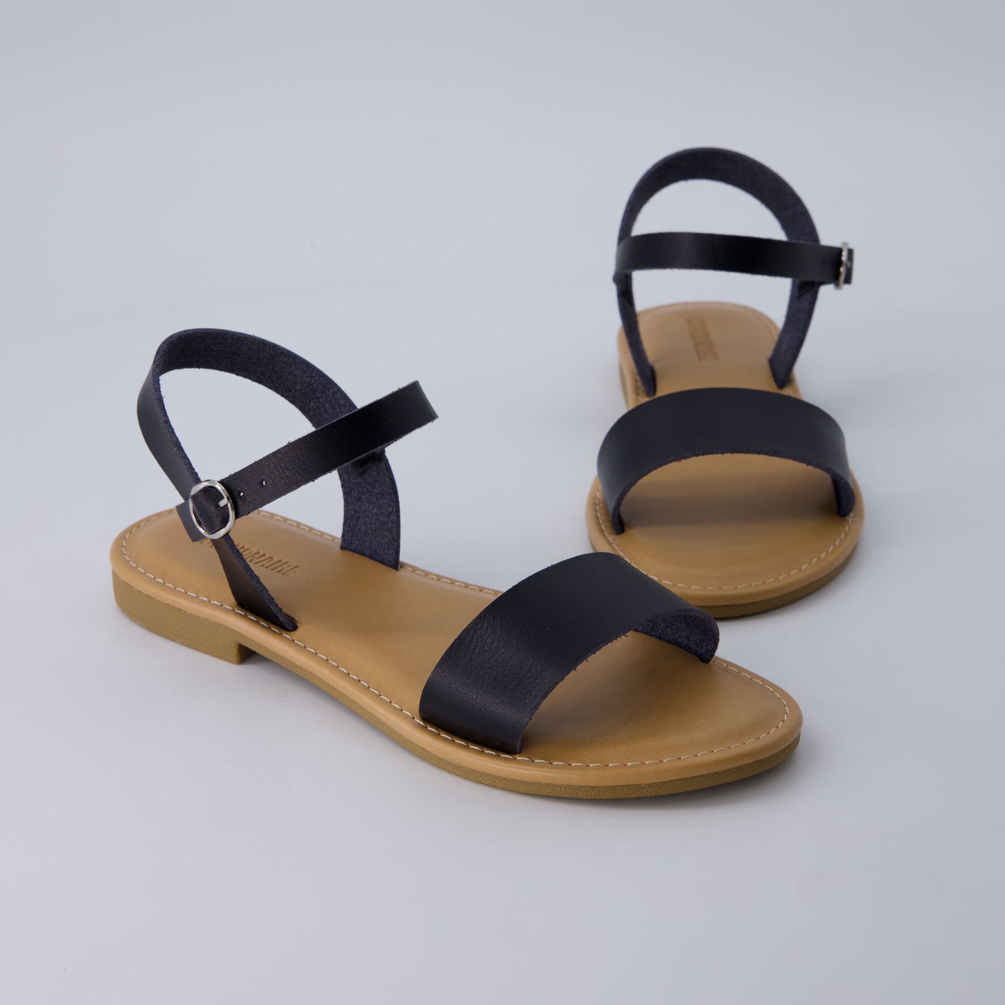 Cushionaire Clara Casual Flat Girls Sandals