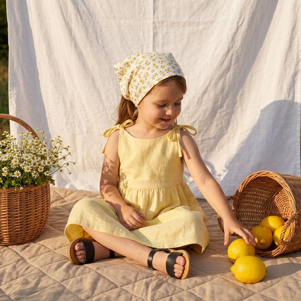 Cushionaire Clara Casual Flat Girls Sandals