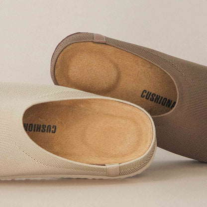 Cushionaire Sils Knit Cork Footbed Clog