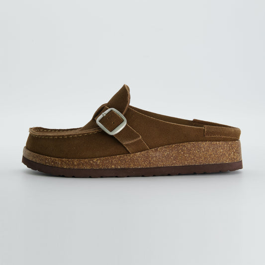 Cushionaire Hobby Suede Clogs