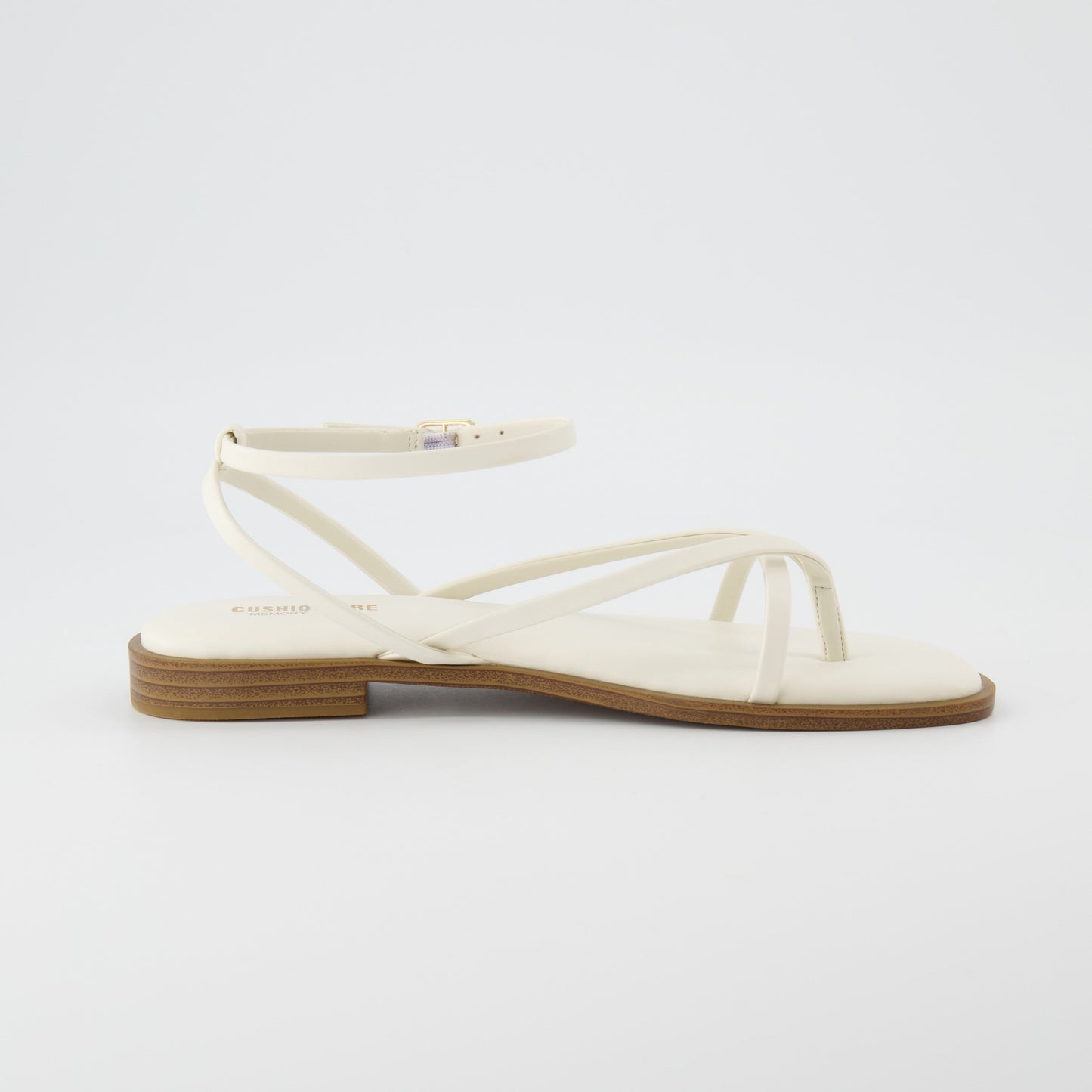 Cushionaire Vida Strappy Flat Sandal