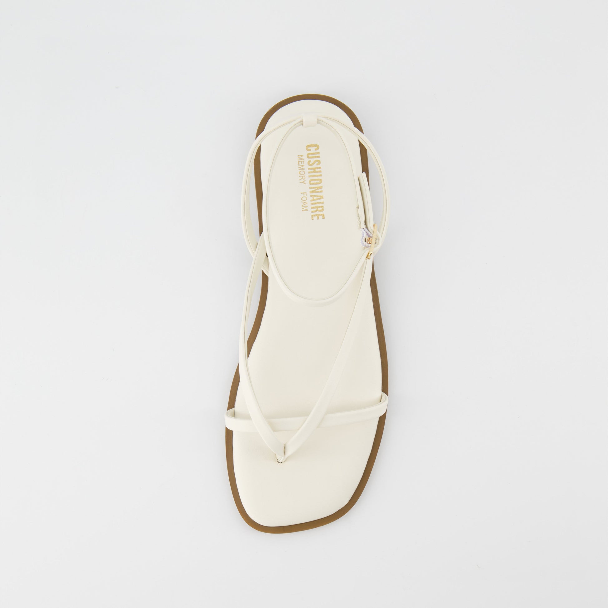Cushionaire Vida Strappy Flat Sandal