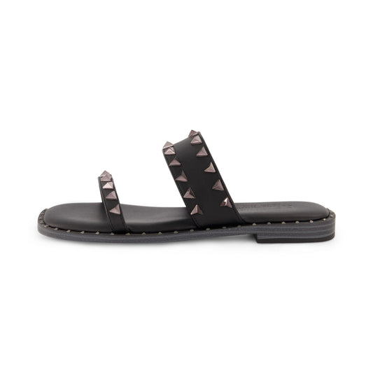 Cushionaire Visby Studded Two Band Sandal