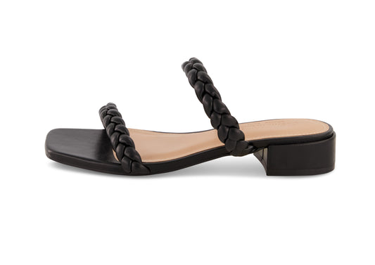 Cushionaire Nestar Braided Heeled Sandal