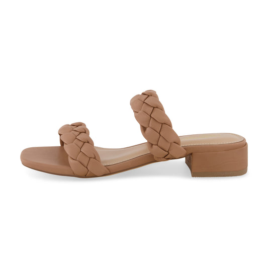 Cushionaire Nan Braided Two Band Dress Sandal